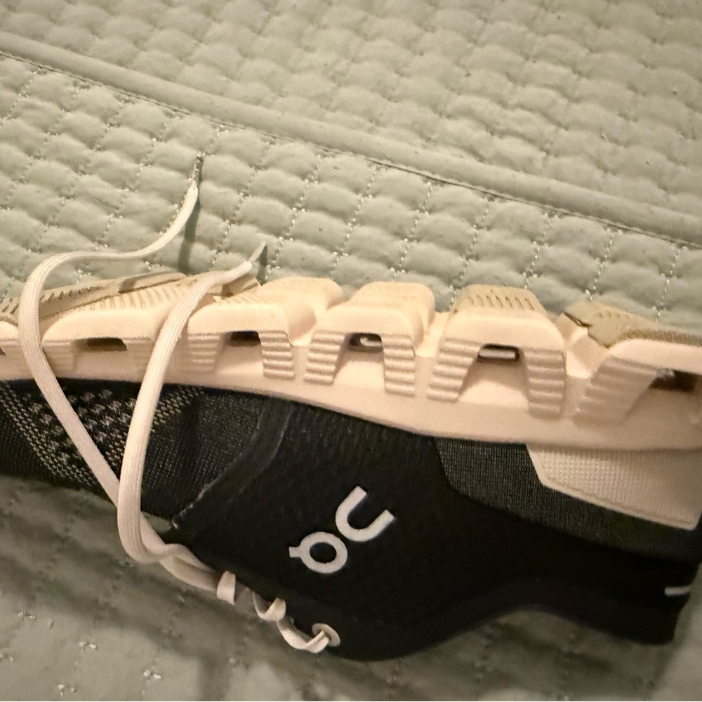 On Running Women’s Black and White Athletic Shoes - Picture 5 of 12